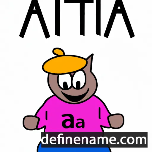 cartoon of the name Ätta