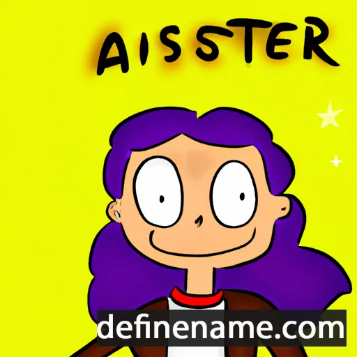 cartoon of the name Astêre