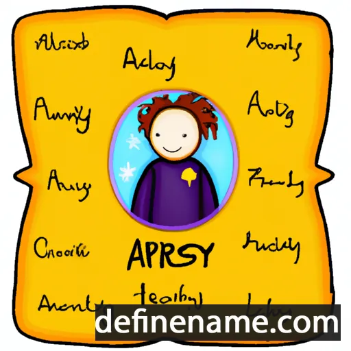 cartoon of the name Astery