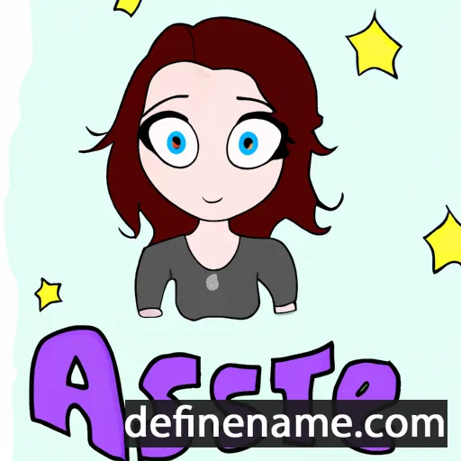 cartoon of the name Astrée