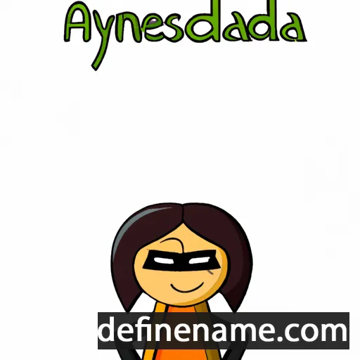 cartoon of the name Astydamea