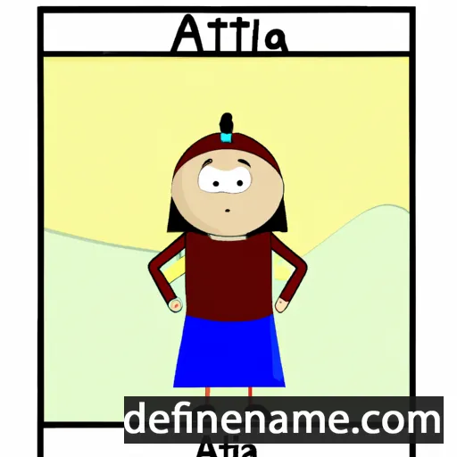 cartoon of the name Atala