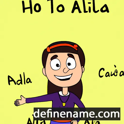 cartoon of the name Atala