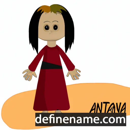 cartoon of the name Atanai