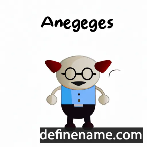 cartoon of the name Atenógenes