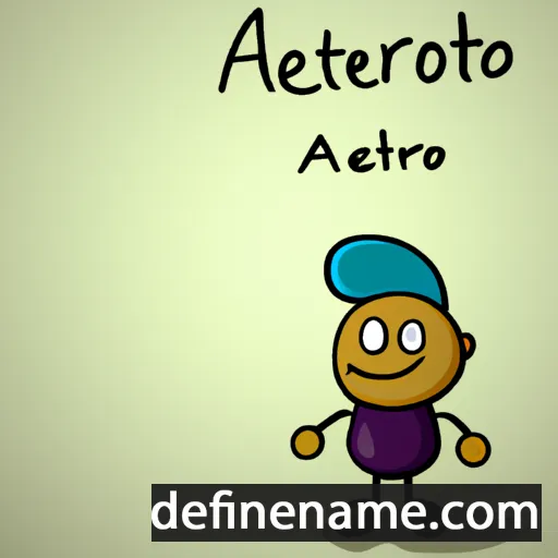 cartoon of the name Atenodor