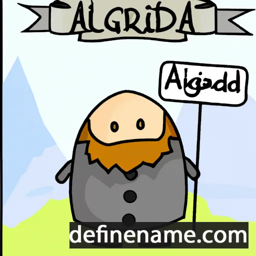 cartoon of the name Aðalbergur