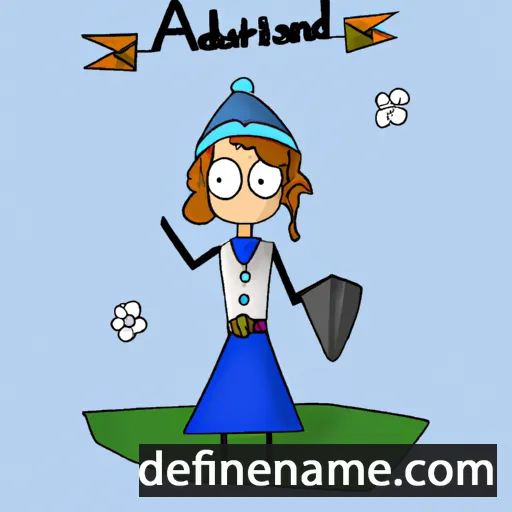 cartoon of the name Aðalsteinunn