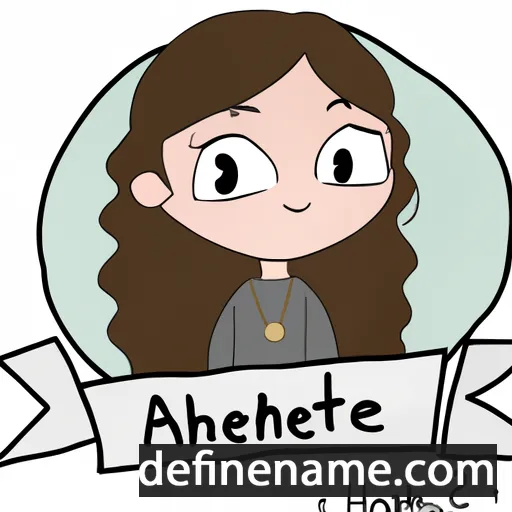 cartoon of the name Athénée