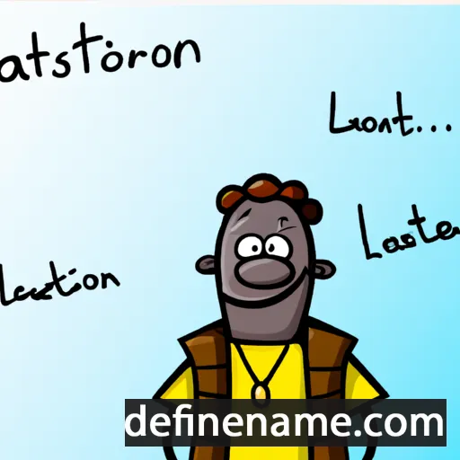 cartoon of the name Athelaston