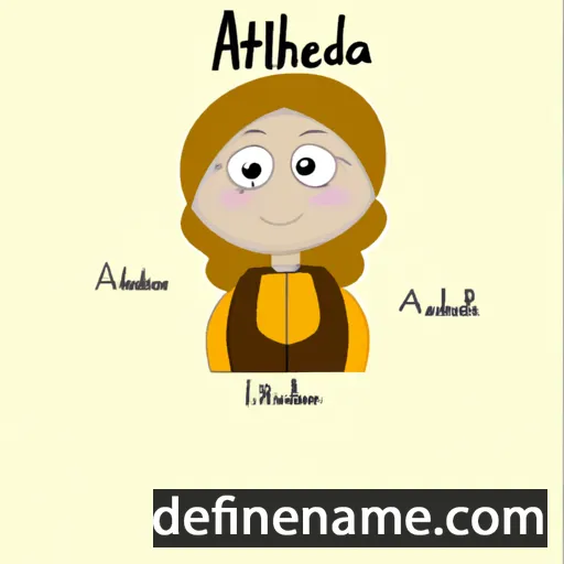 cartoon of the name Athelinda