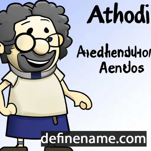 cartoon of the name Athenodorus