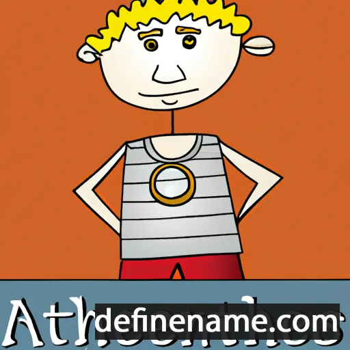 cartoon of the name Athens