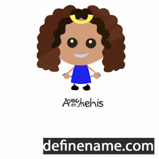 cartoon of the name Athiena