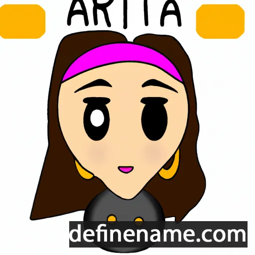 cartoon of the name Atira