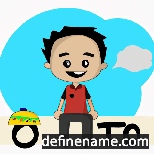 cartoon of the name Atoq