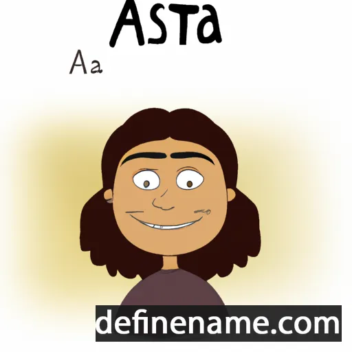 cartoon of the name Atsa