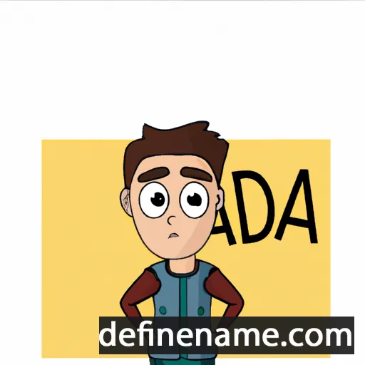 cartoon of the name Atsada