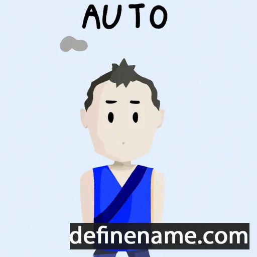 cartoon of the name Atsujo