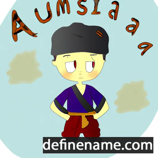 cartoon of the name Atsumasa