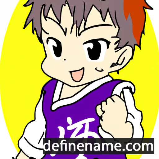 cartoon of the name Atsumu