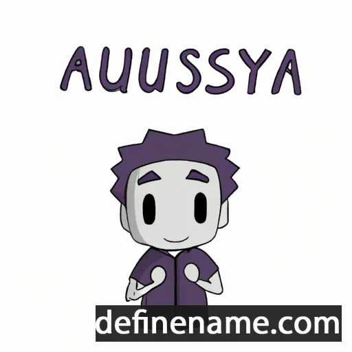 cartoon of the name Atsuyasu