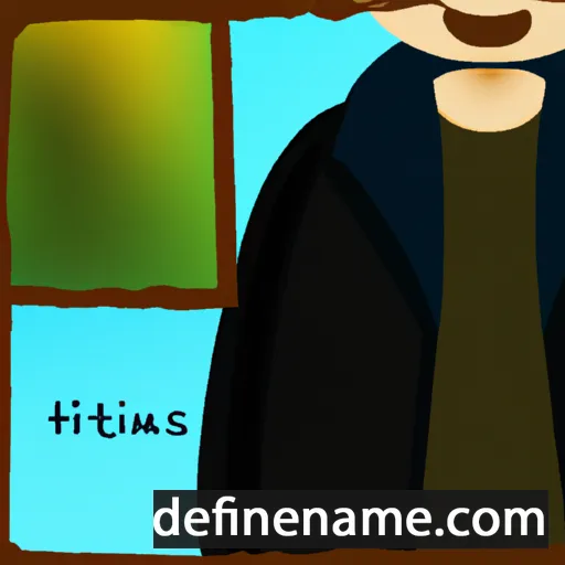 cartoon of the name Atthis