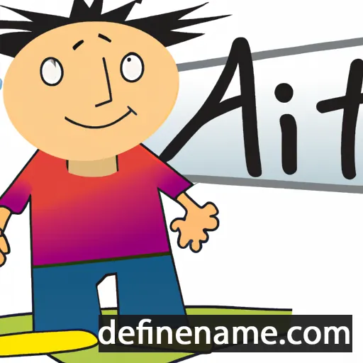 cartoon of the name Attik