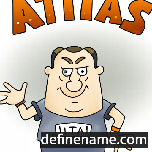 cartoon of the name Attilas