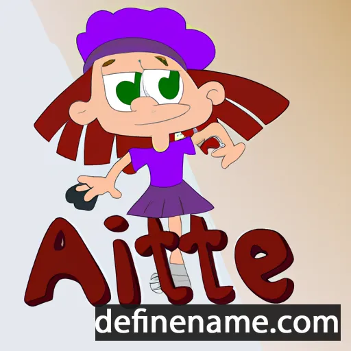 cartoon of the name Attilie