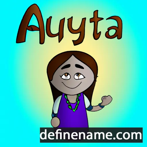 cartoon of the name Atulya