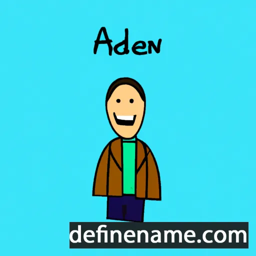 cartoon of the name Auden