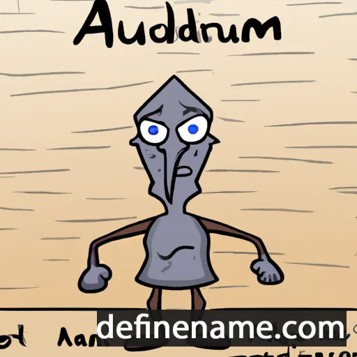 cartoon of the name Audgrim