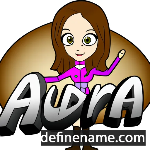 cartoon of the name Audora