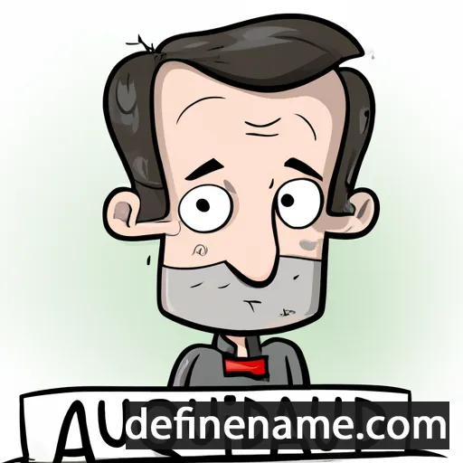 cartoon of the name Audouard