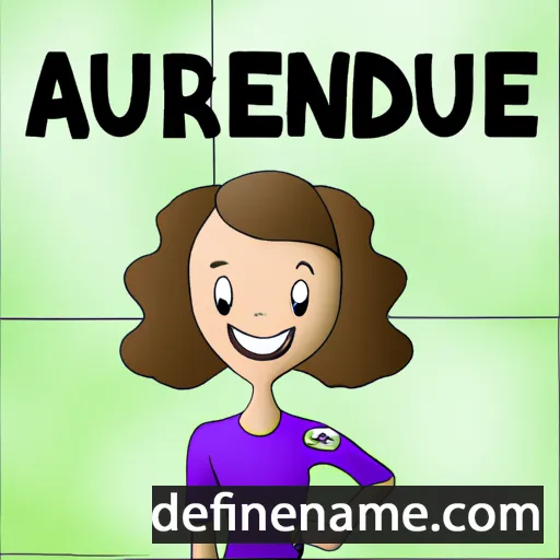 Audrene cartoon