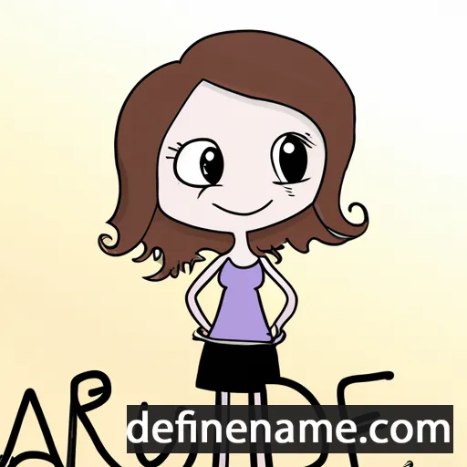 Audrie cartoon