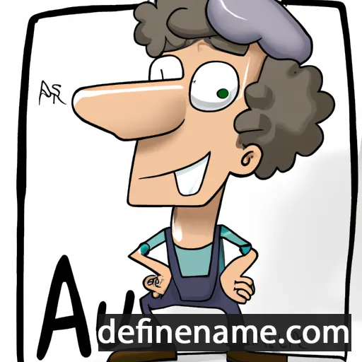 cartoon of the name Auer