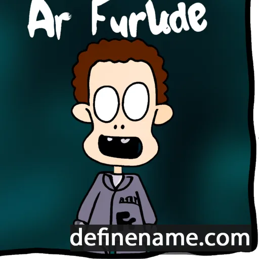 Aufrèd cartoon