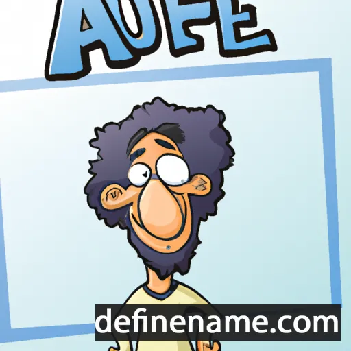 cartoon of the name Aufrej