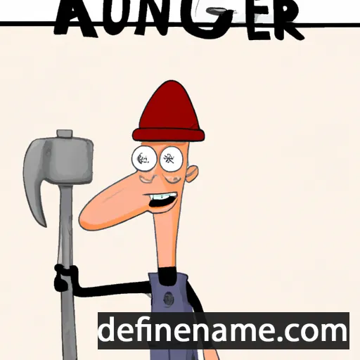 Auger cartoon