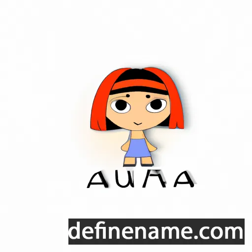 cartoon of the name Auma