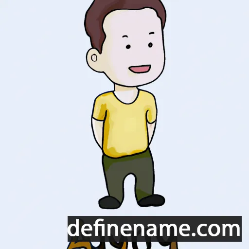 cartoon of the name Aung