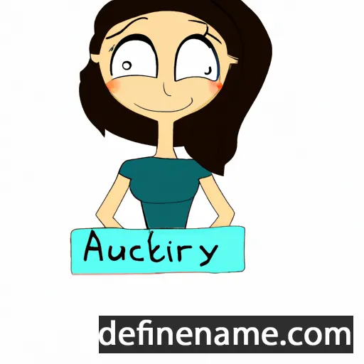 cartoon of the name Auracely