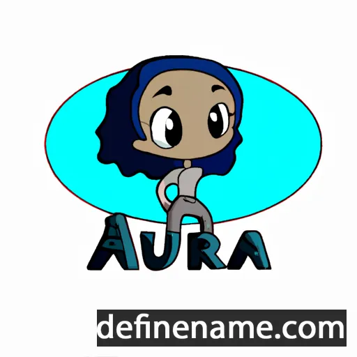 cartoon of the name Auréa