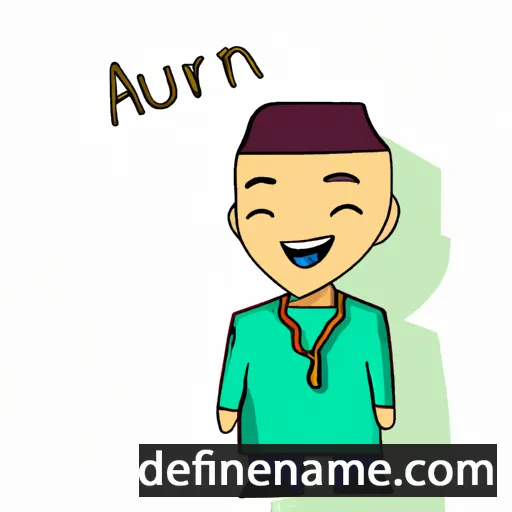 cartoon of the name Auren