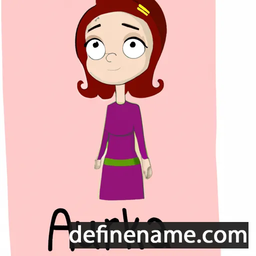 cartoon of the name Aurika