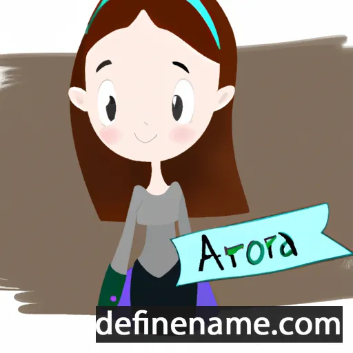 Auróra cartoon