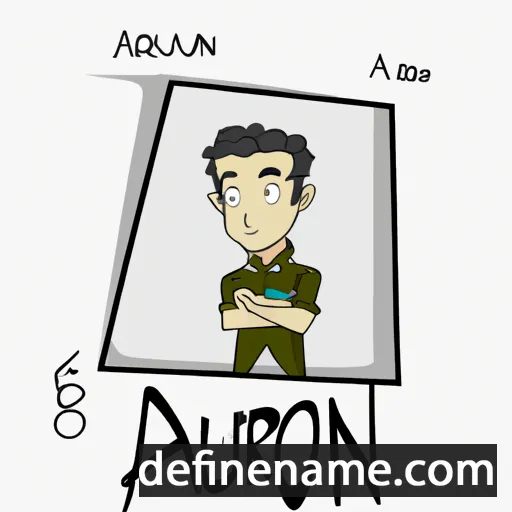 cartoon of the name Auron