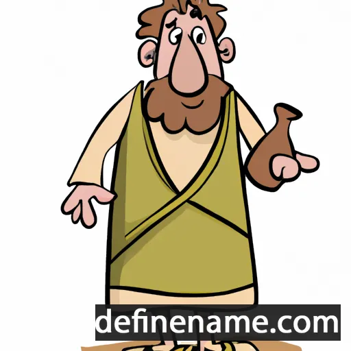 cartoon of the name Ausonius